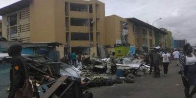 Côte d'Ivoire: Treichville, des magasins construits sur le domaine public détruits à la gare de Grand-Bassam