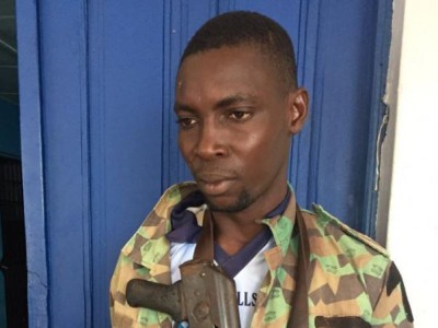 Côte d'Ivoire:   Un ex combattant reconverti braqueur épinglé par la gendarmerie dans le sud-ouest