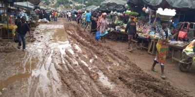 Côte d'Ivoire: A Man, entre calvaire et amertume suite aux pluies, des commerçants interpellent le maire, ils veulent faire une descente à la marie si rien n'est fait