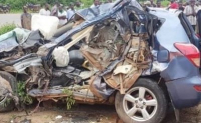 Côte d'Ivoire: 5 personnes décédées dans un accident, il s'agit des membres de la famille Doumbia, ils partaient accueillir leurs parents revenant de la Mecque