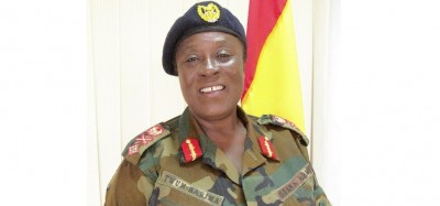 Ghana-Côte d'Ivoire: La 2e femme promue Brigadière-Générale va servir à Abidjan