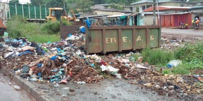 Côte d'Ivoire: Man, à côté des rues fortement dégradées, la ville fait corps avec des dépotoirs géants