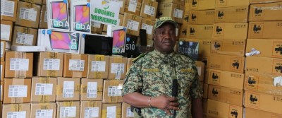 Côte d'Ivoire :  Fraude, plus de 35 000 portables de dernière génération saisis par les douanes ivoiriennes
