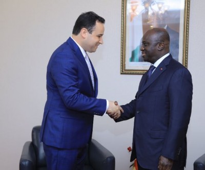 Côte d'Ivoire : Quatre  nouveaux Ambassadeurs ont présenté les copies figurées de leurs lettres créances à Amon Tanoh