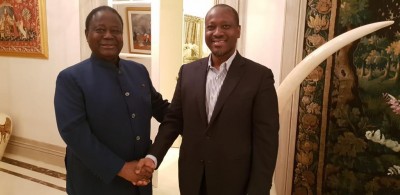 Côte d'Ivoire: «Chaleureuses retrouvailles» à Paris entre Bédié et Soro