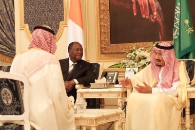 Côte d'Ivoire-Arabie Saoudite: Le roi  Salmane Ben Abdulaziz Al Saud accorde un entretien à Alassane Ouattara à Djeddah