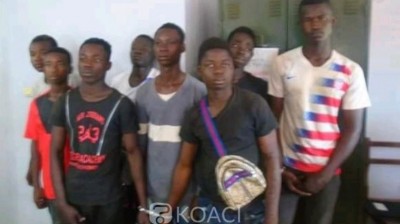 Côte d'Ivoire: Tiébissou, suite à un cambriolage échoué, 8 malfrats d'un redoutable gang appréhendés