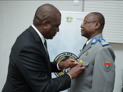 Côte d'Ivoire-Burkina: L'attaché de défense près de l'ambassade du Burkina en fin de mission distingué