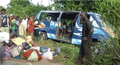 Côte d'Ivoire: Drame, à Abengourou, 16 personnes perdent la vie dans un grave accident de circulation