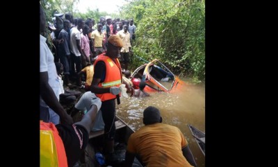 Côte d'Ivoire: Drame du taxi renversé dans un fleuve à Guiglo, des corps repêchés dans le N'zo