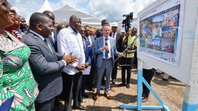 Côte d'Ivoire: Dans le Tonpki, Gon lance comme annoncé la construction du CHR de Man et  de l'hôpital général de Danané