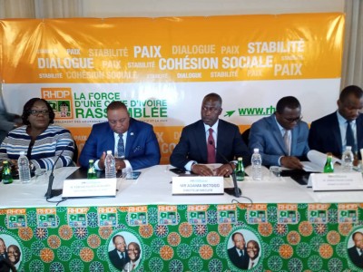 Côte d'Ivoire:  2020, le RHDP se proclame 1ère force politique avec 1.351.243 militants, dont 400.000 transfuges du PDCI-RDA et 100.000 adhérents de l'UDPCI