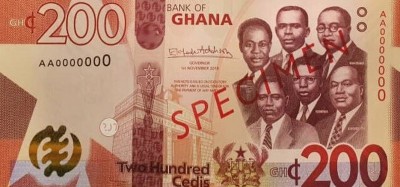 Ghana: La BoG émet de nouveaux billets, 100 et 200 Ghana cedis plus une pièce