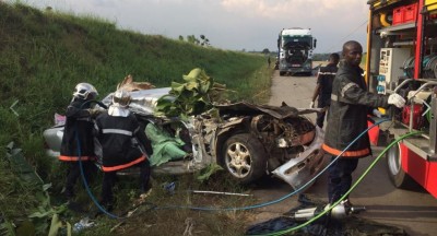 Côte d'Ivoire: Drame, 6 victimes dont 3 morts dans un grave accident à N'zianouan entre une voiture personnelle et un gros camion