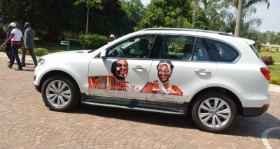 Côte d'Ivoire: Yamoussoukro, hommage du RHDP à Houphouët-Boigny, Ouattara fait don d'un véhicule flambant neuf à Allah Thérèse