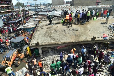 Kenya: Trois personnes meurent dans l'effondrement d'un immeuble de six étages à Nairobi