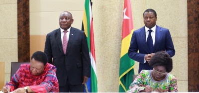 Togo-Afrique du Sud: Après visite de Ramaphosa, potentiels du Togo et projet d'un business forum en RSA