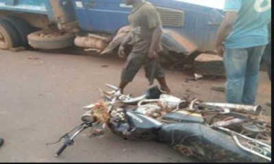 Côte d'Ivoire: Une collision  entre un véhicule et une moto fait quatre morts à l'ouest