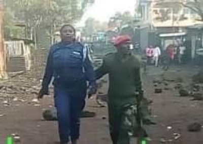 RDC: Une policière arrêtée pour avoir tiré sur un jeune manifestant à Goma