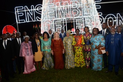 Côte d'Ivoire: Fête de fin d'année, Dominique Ouattara donne le top départ de la 9ème édition d'Abidjan perle des lumières