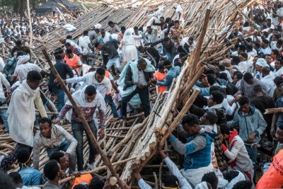 Ethiopie: 10 morts au moins dans l'effondrement d'une plateforme lors d'une fête religieuse