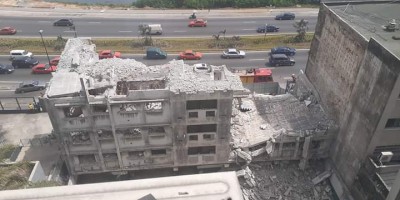 Côte d'Ivoire : Drame, au Plateau, un bâtiment en démolition s'écroule sur des ouvriers et fait au moins un mort
