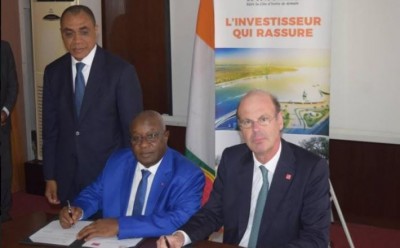 Côte d'Ivoire : Renforcement de coopération, Lassina Fofana de la CDC signe un accord avec son homologue Français Eric Lombard