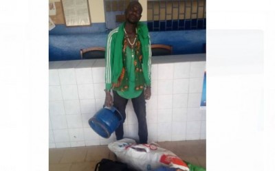 Côte d'Ivoire : A Abobo, juste après le couvre-feu, un présumé voleur interpellé alors qu'il tentait de voler une bouteille de gaz et des produits cosmétiques