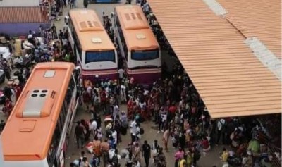 Côte d'Ivoire : Coronavirus, ils fuient Abidjan, risque de contamination de l'intérieur