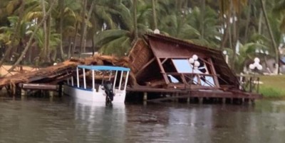 Côte d'Ivoire : Assinie, une tornade fait de nombreux dégâts dans la ville dont une église fortement endommagée