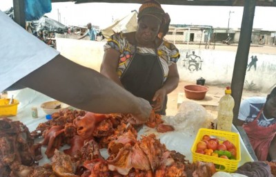 Côte d'Ivoire : Covid-19, depuis Yopougon, le cri d'alarme des vendeuses de porc  « Pensez un peu à nous et à nos enfants   »