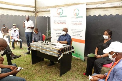 Côte d'Ivoire :  Octobre 2020, un Mouvement annonce l'enrôlement en moins d'un mois de 129888 personnes pour Gon dans le cadre de l'opération « Un citoyen, une carte d'électeur »