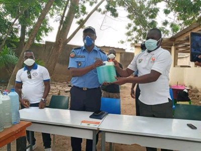 Côte d'Ivoire: Bouaké, en présence du préfet de police, le CNJCI sensibilise la jeunesse sur le Covid-19