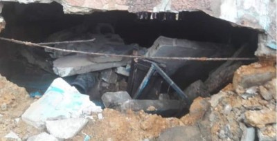 Côte d'Ivoire : Un enfant sombre avec une fosse septique à Abobo