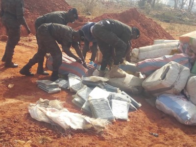 Burkina Faso : Plus de trois tonnes de drogue saisies par la douane à Bobo Dioulasso