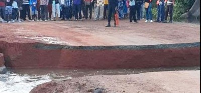 Côte d'Ivoire : L'axe Lakota-Divo inaccessible depuis dimanche suite aux pluies diluviennes