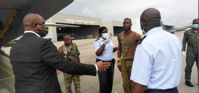 Côte d'Ivoire : Attaque du poste mixte armées-gendarmerie à Kafolo, les blessés accueillis à Abidjan par le Ministre de la Défense