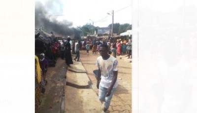 Côte d'Ivoire : Vives tensions à Man, mouvement de colère des commerçants à Man, routes barrées