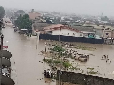 Côte d'Ivoire : Au moins un mort, des blessés et d'énormes dégâts suite aux pluies diluviennes