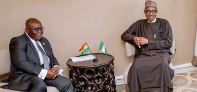 Ghana-Nigeria :  Akufo-Addo confère avec Buhari et désamorce une crise entre les deux pays