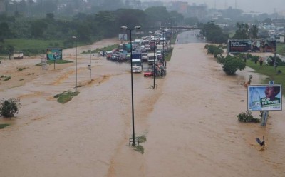 Côte d'Ivoire : 5 morts et 1 disparu, bilan des intempéries du jour à Abidjan