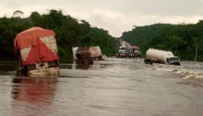 Côte d'Ivoire : Pluies diluviennes, la côtière Abidjan-San-Pedro, coupée en deux à 25 Km après Grand-Lahou