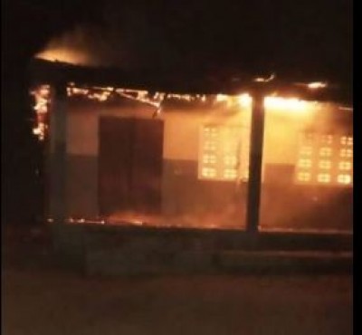 Côte d'Ivoire : Djékanou, une école primaire part en fumée