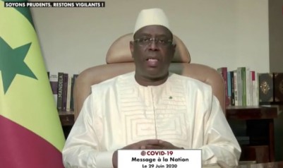 Sénégal : Le président Macky Sall annonce la fin de l'état d'urgence et invite ses compatriotes à préparer l'ère post Covid-19
