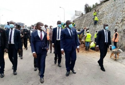 Côte d'Ivoire : Inondations à Cocody, le Ministre Amédé s'imprègne des impacts des dégâts et donne instruction pour la démolition des constructions à risques