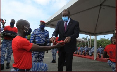 Côte d'Ivoire : Hamed Bakayoko aux nouveaux commandos gendarmes: « Soyez déterminés dans votre action au service de la nation »