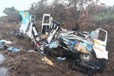 Côte d'Ivoire : Drame, à Niakara,15 personnes perdent la vie dans un accident de circulation