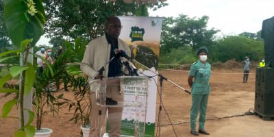 Côte d'Ivoire : Couvert forestier, depuis Yamoussoukro, Donwahi invite la population à s'approprier l'opération «1 jour 5 millions d'arbres»