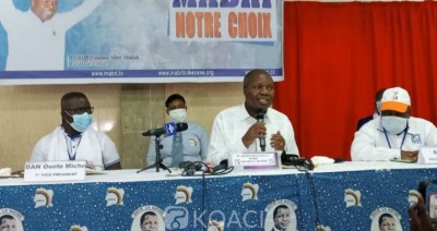 Côte d'Ivoire : UDPCI, Mabri candidat, son parti annonce officiellement son retrait du RHDP