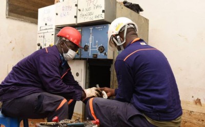 Côte d'Ivoire :  Travaux au poste 225 kV de San Pedro, communiqué de la CIE